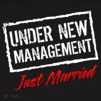 Just Married Under New Management Kids Long Sleeve Shirt thumb 2