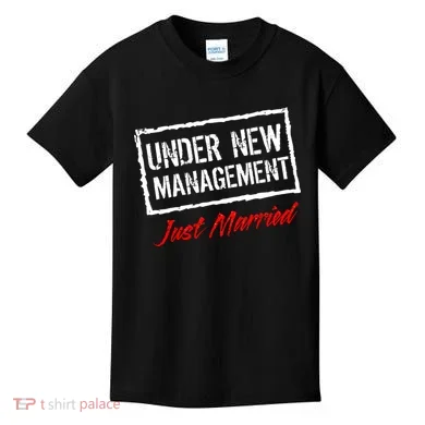 Just Married Under New Management Kids T-Shirt