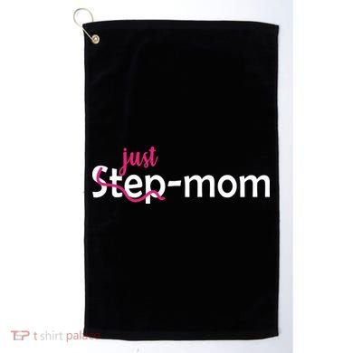 Just Mom Step Mother Golf Towel