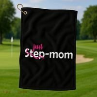 Just Mom Step Mother Golf Towel thumb 1