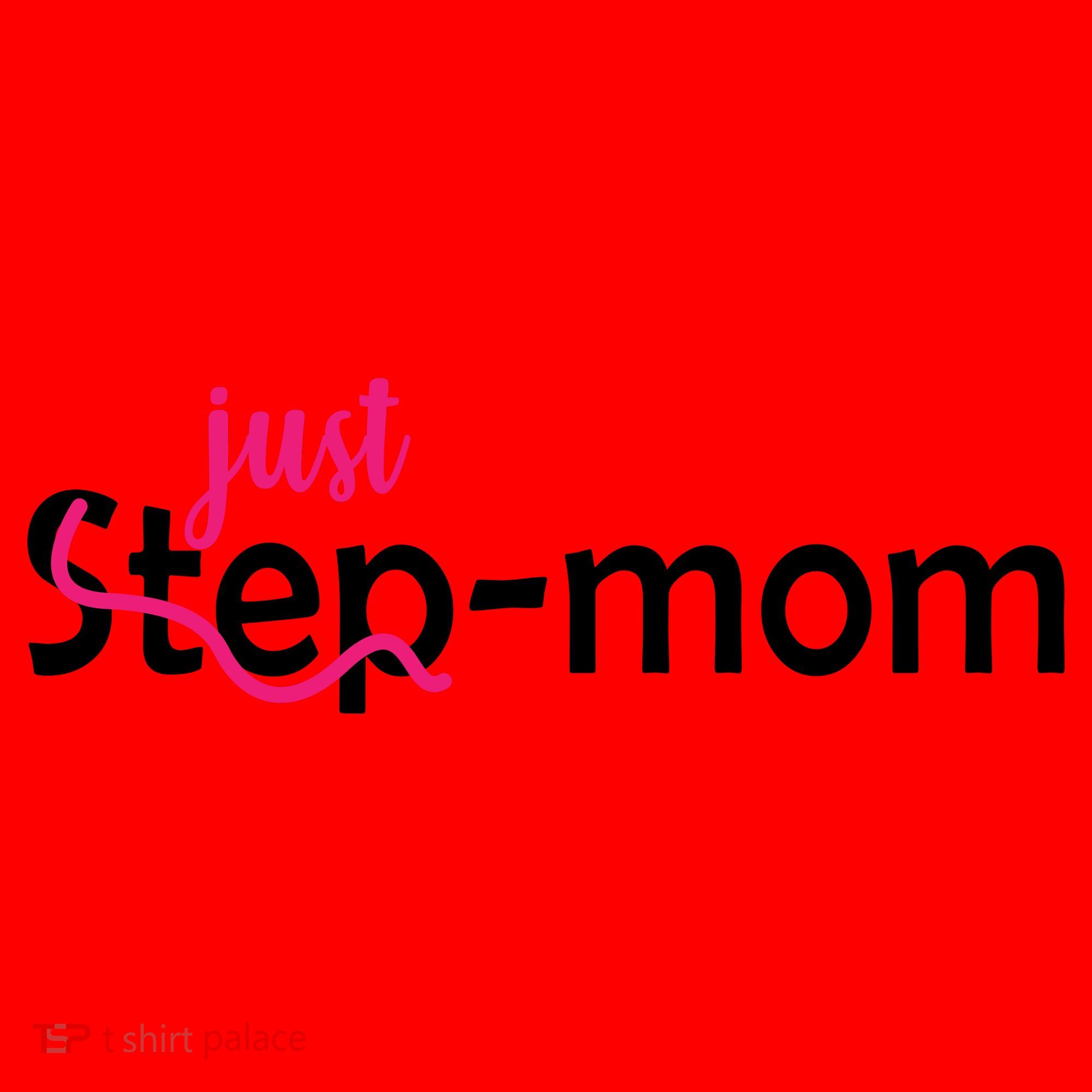 Just Mom Step Mother Santa Hat