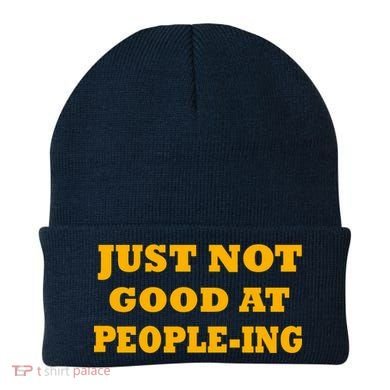 Just Not Good At People-ing Beanie