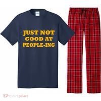 Just Not Good At People-ing Pajama Set thumb 0