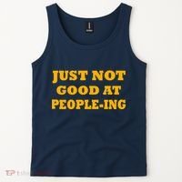 Just Not Good At People-ing Tank Top thumb 2