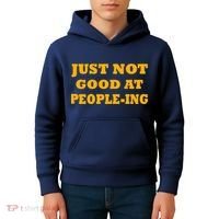 Just Not Good At People-ing Kids Hoodie thumb 4
