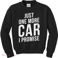 Just One More Car I Promise Kids Sweatshirt thumb 0