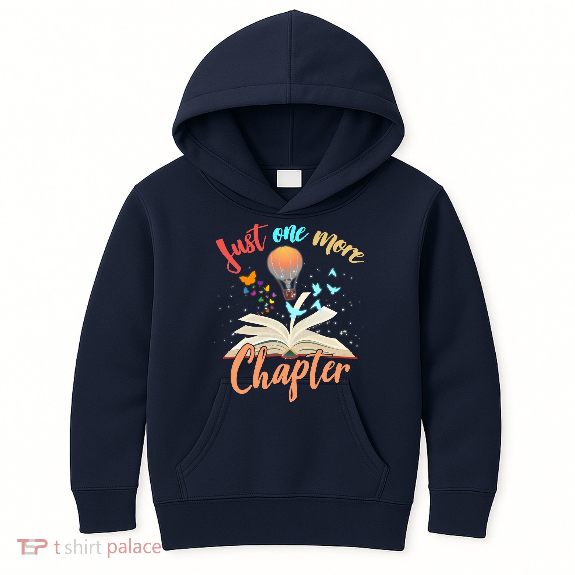 Just One More Chapter Kids Hoodie