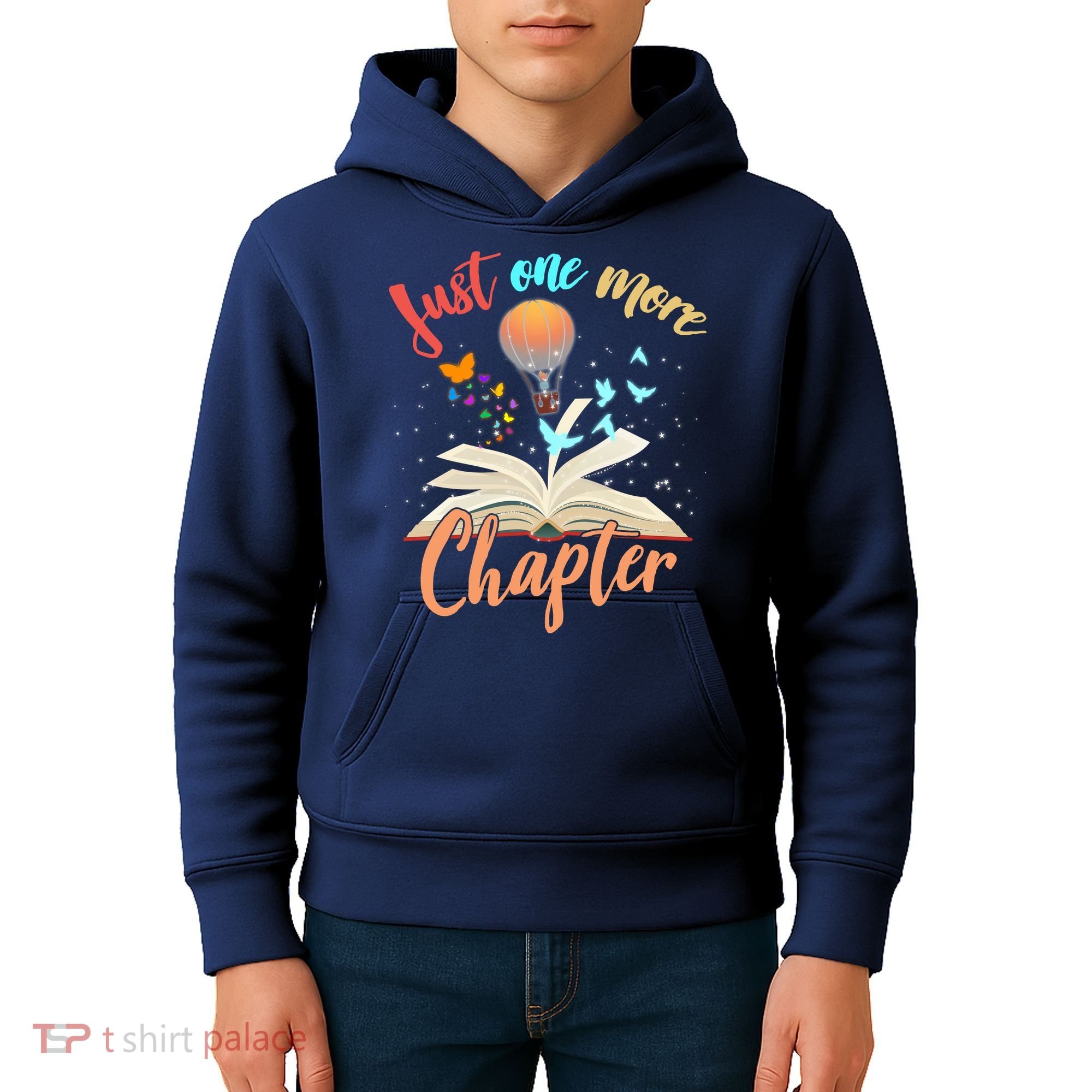 Just One More Chapter Kids Hoodie