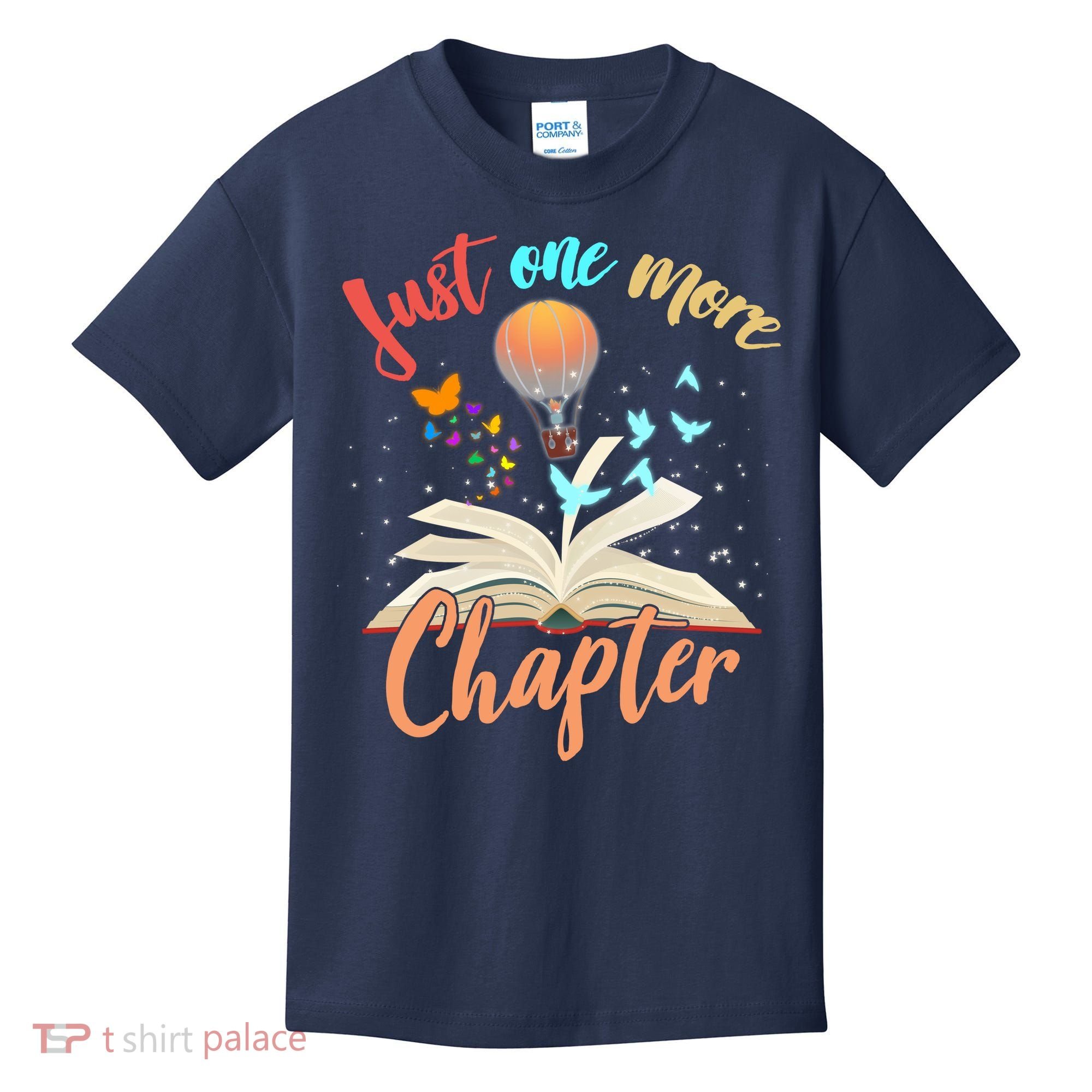 Just One More Chapter Kids T-Shirt