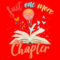 Just One More Chapter Santa Hat thumb 1