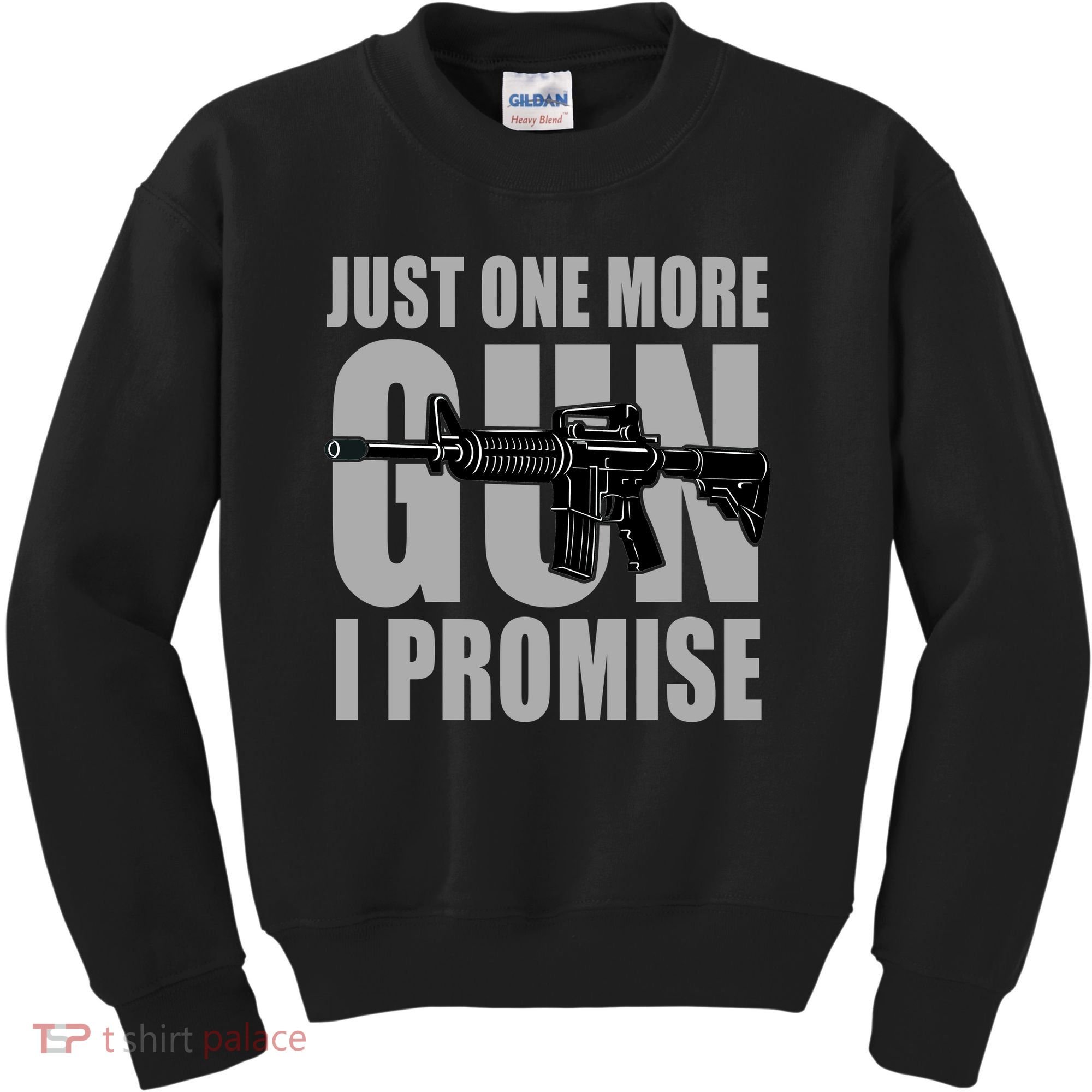 Just one more gun I promise Kids Sweatshirt
