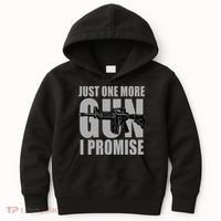 Just one more gun I promise Kids Hoodie thumb 0