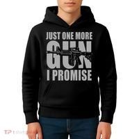 Just one more gun I promise Kids Hoodie thumb 4