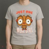 Just One More Level Owl T-Shirt thumb 3