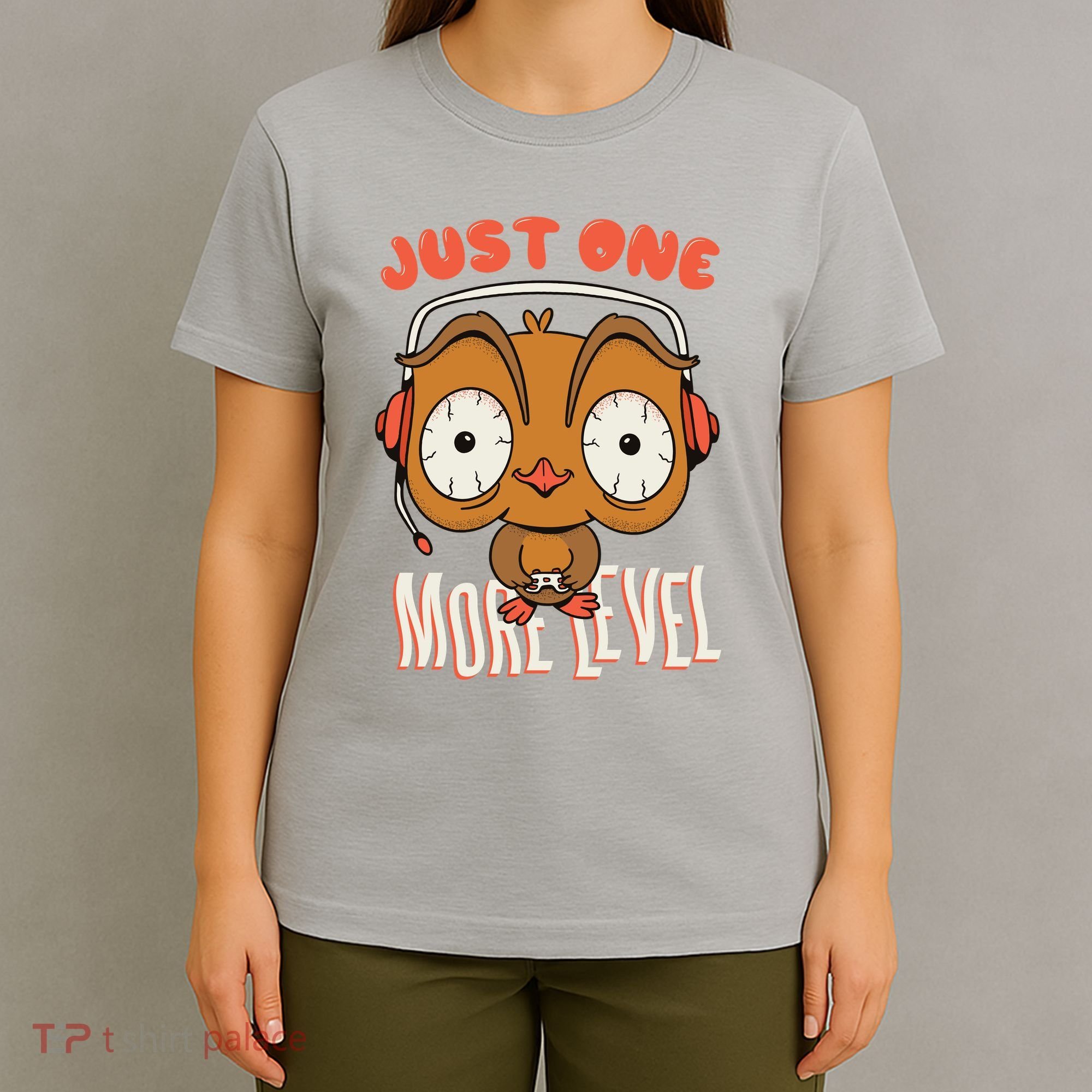 Just One More Level Owl T-Shirt