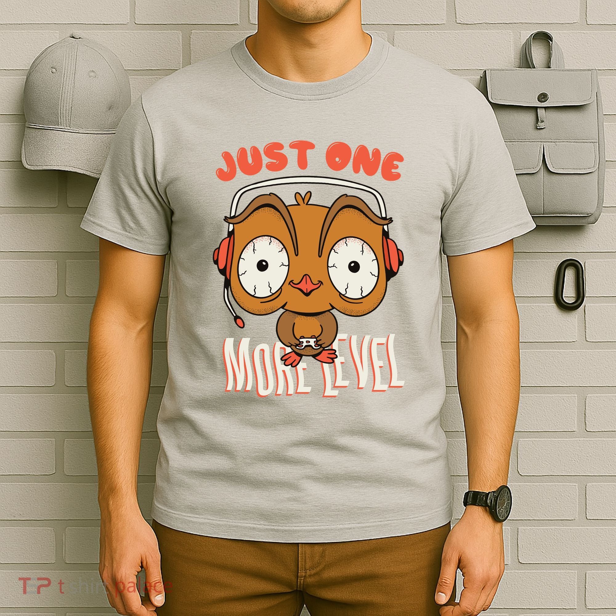 Just One More Level Owl T-Shirt
