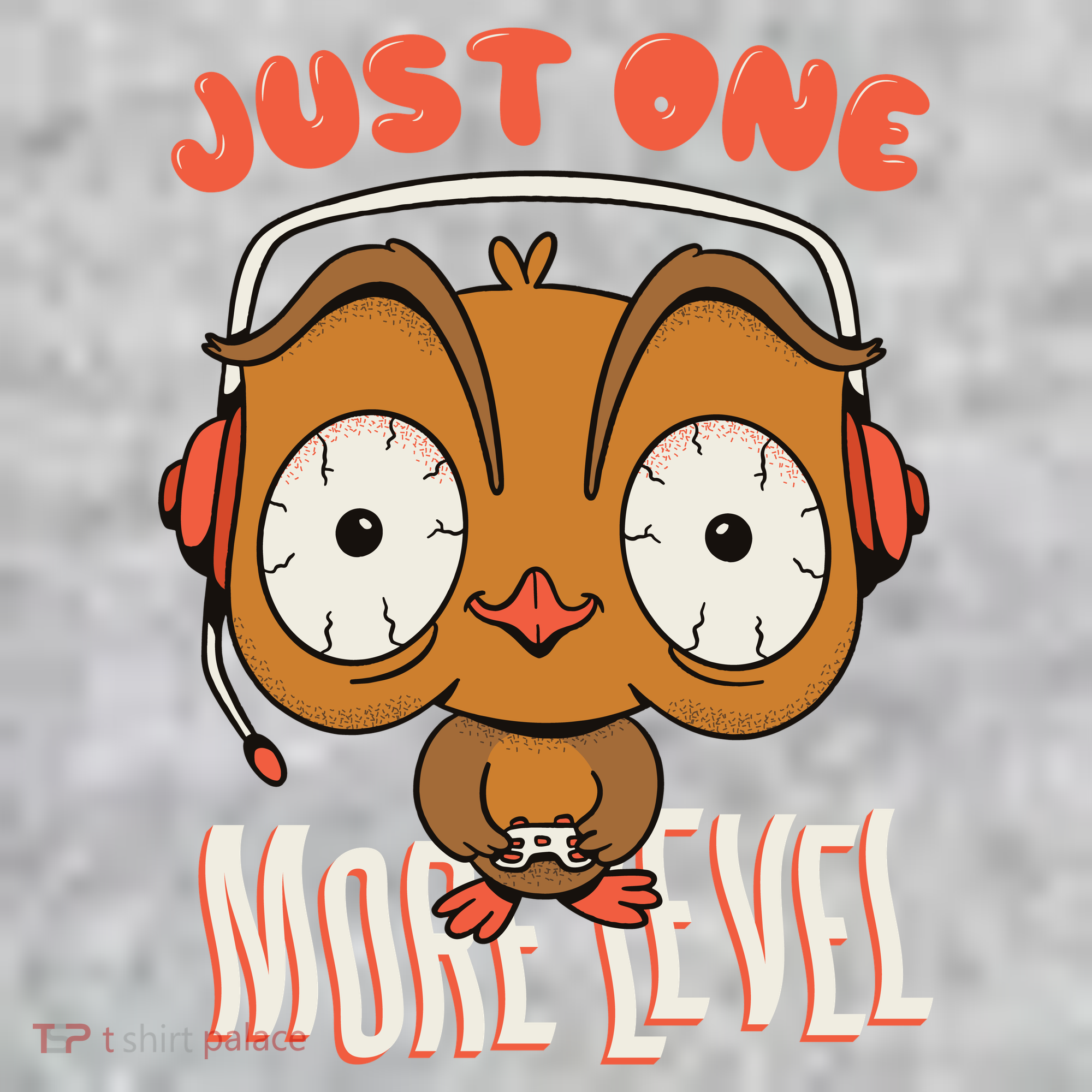 Just One More Level Owl T-Shirt