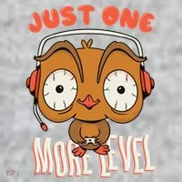 Just One More Level Owl Kids Hoodie thumb 2