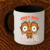 Just One More Level Owl Coffee Mug thumb 2