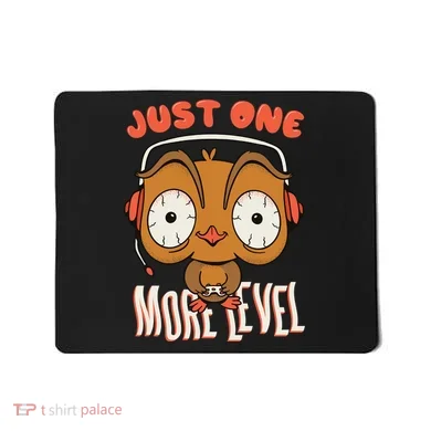 Just One More Level Owl Mousepad