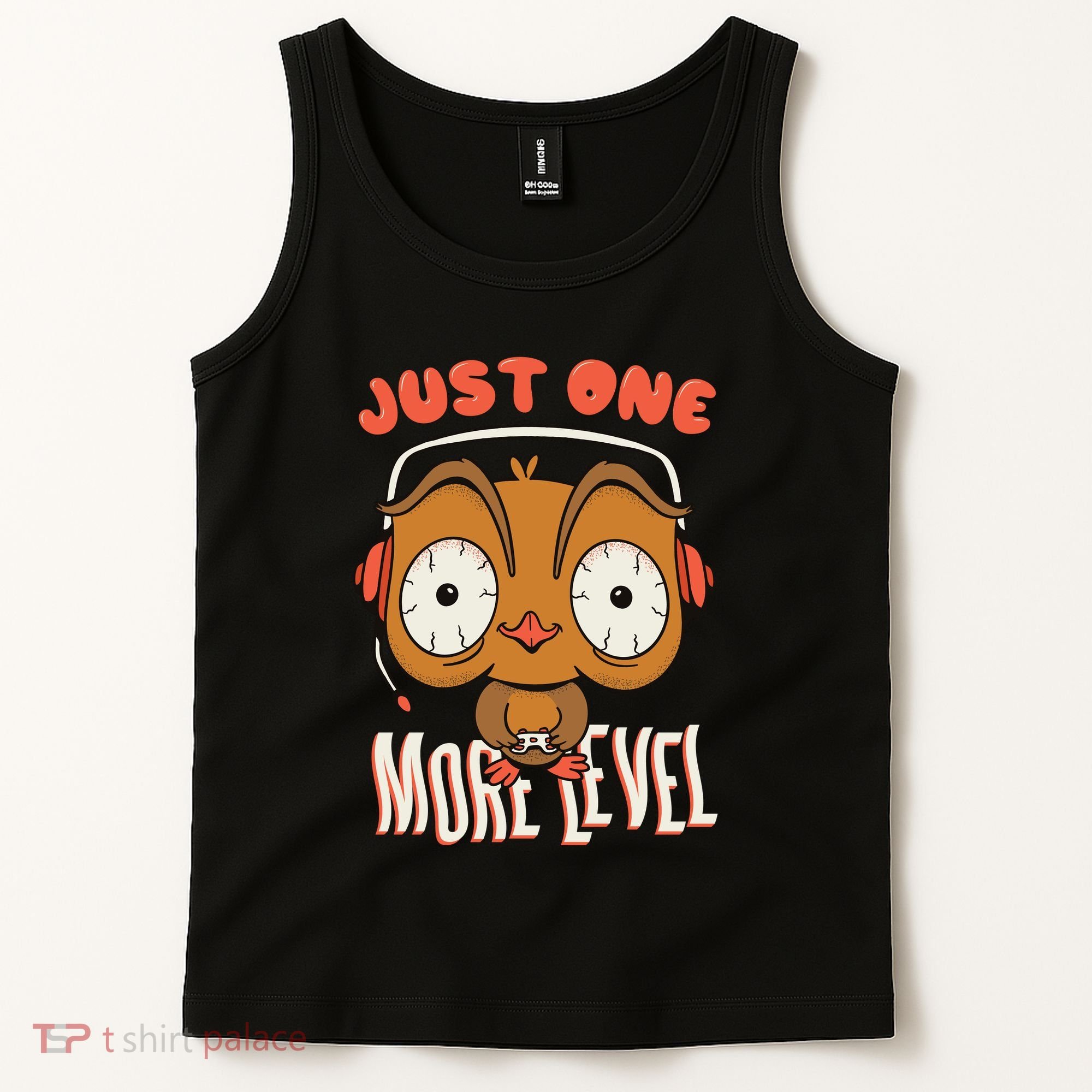 Just One More Level Owl Tank Top