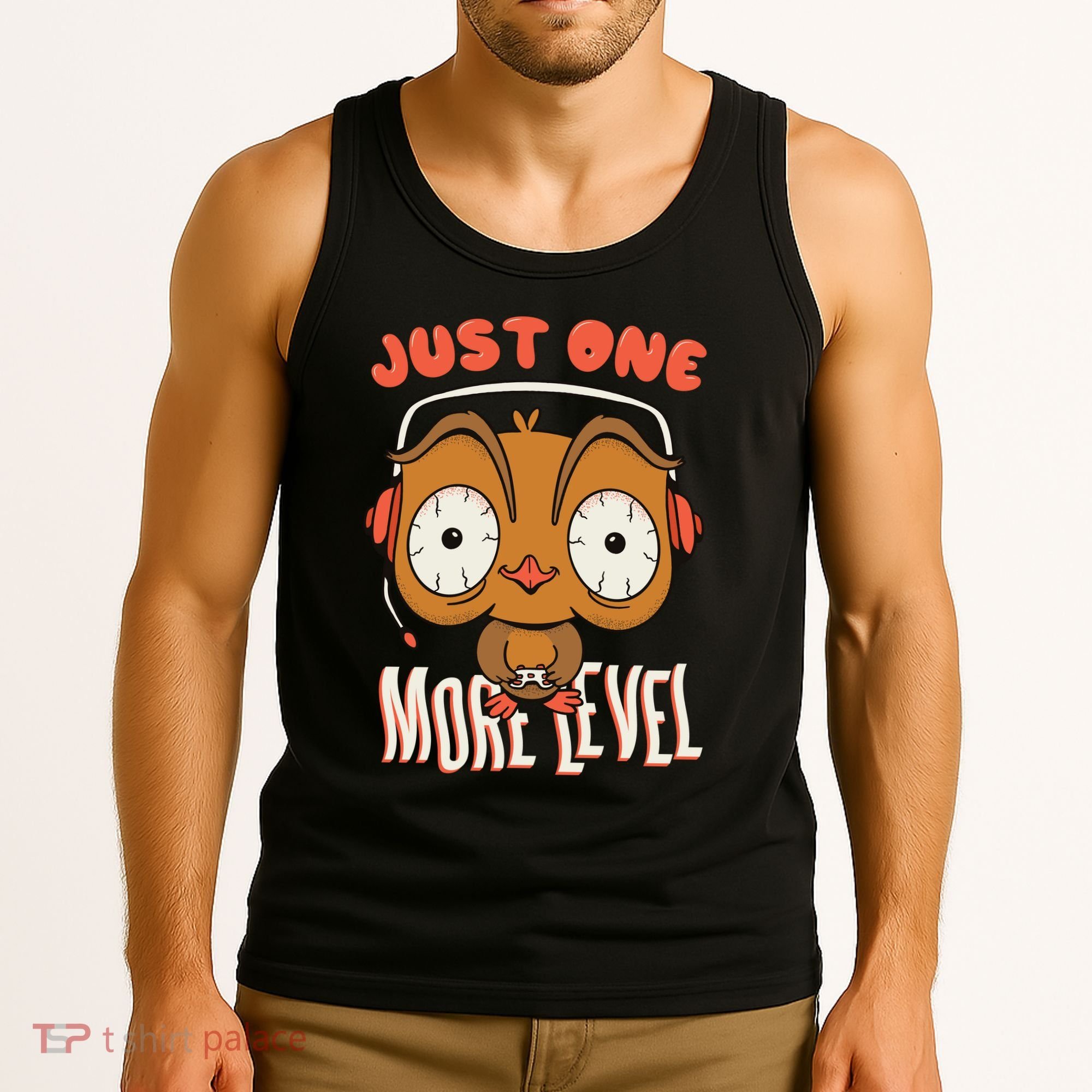 Just One More Level Owl Tank Top