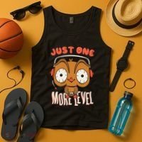 Just One More Level Owl Tank Top thumb 4
