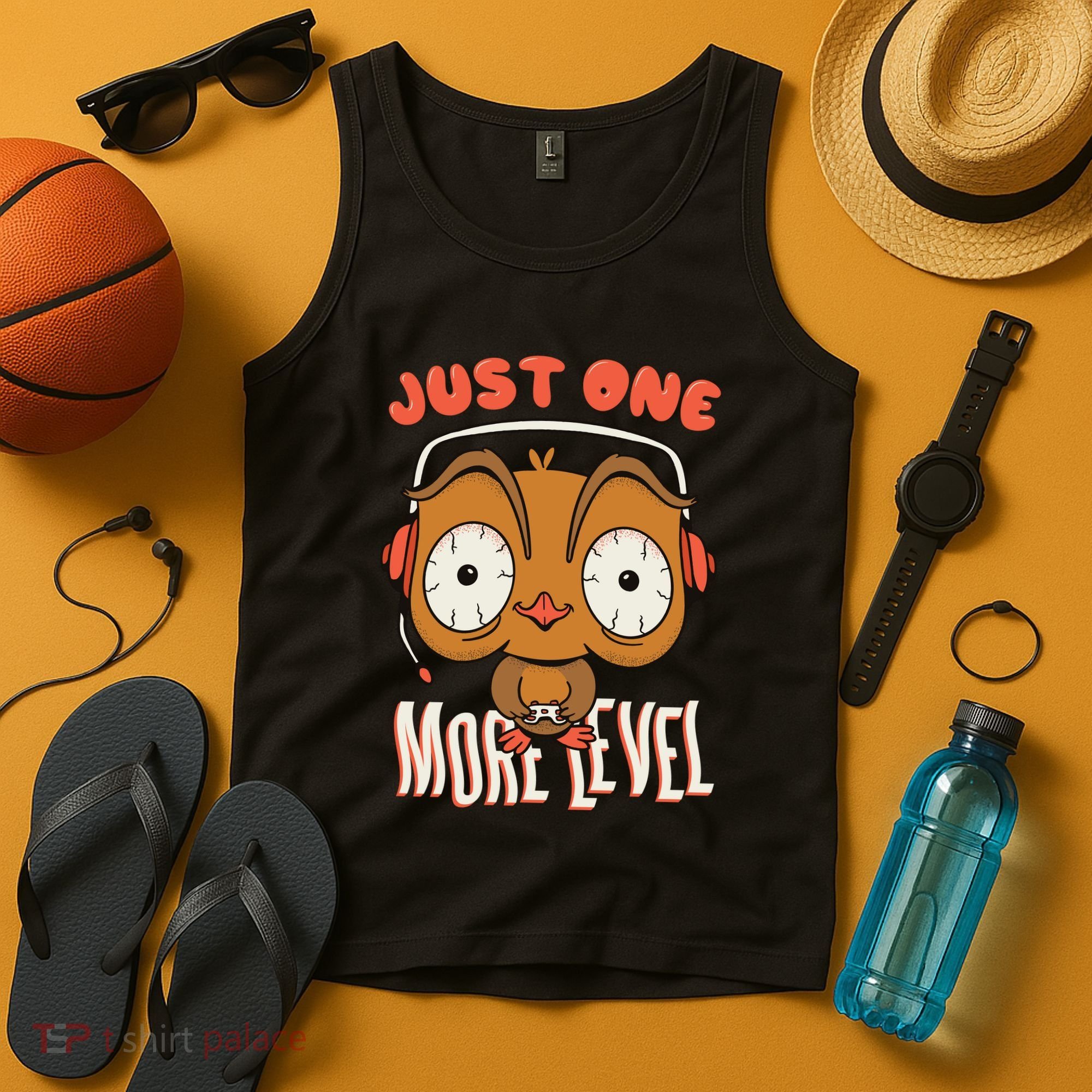 Just One More Level Owl Tank Top