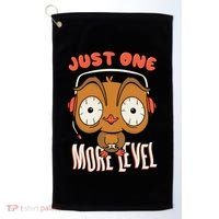 Just One More Level Owl Golf Towel thumb 0