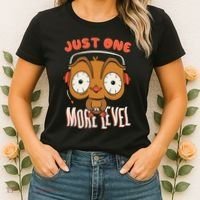 Just One More Level Owl Women's T-Shirt thumb 2