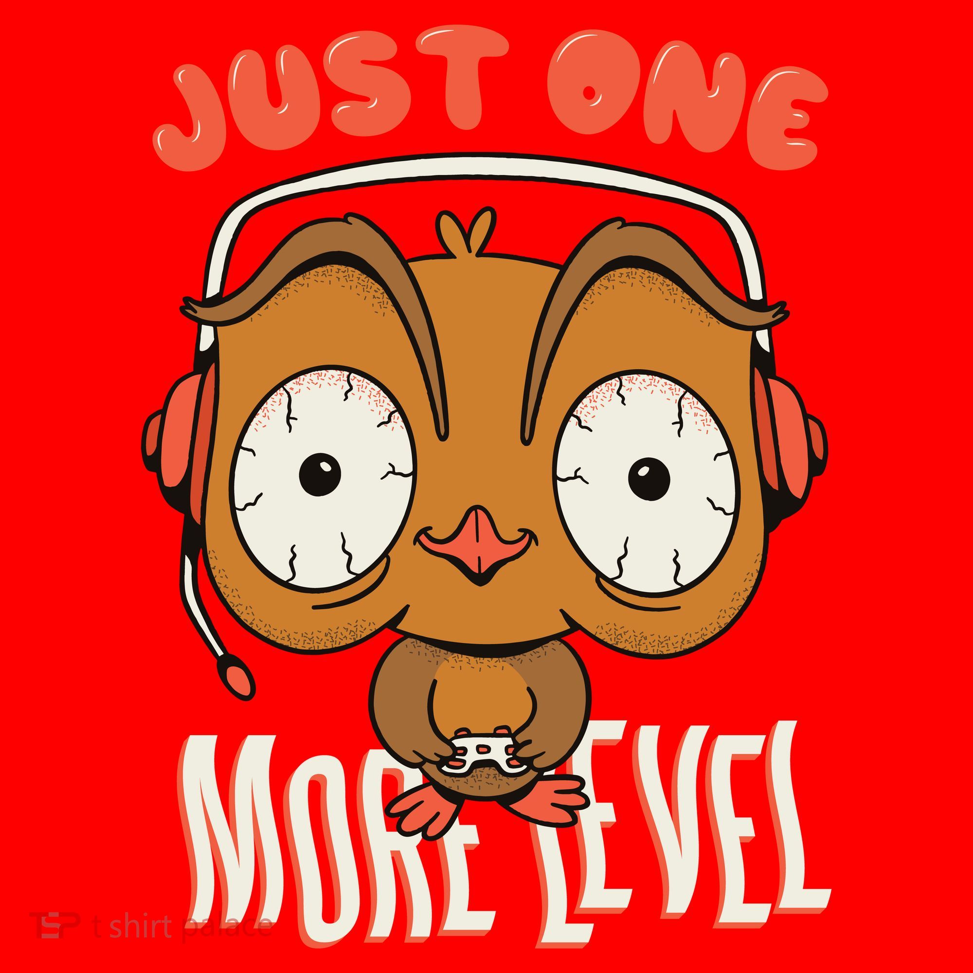 Just One More Level Owl Santa Hat