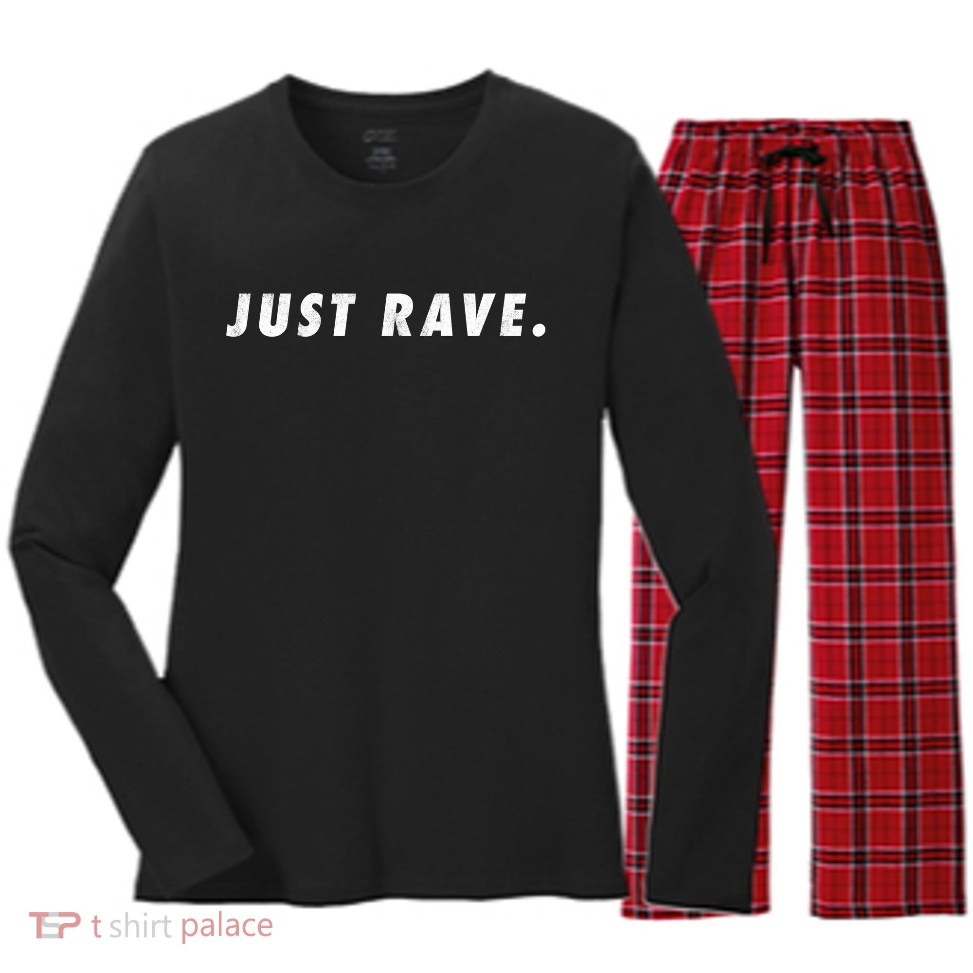 Just Rave Women's Long Sleeve Flannel Pajama Set 