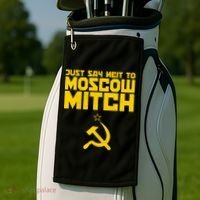 Just Say Neit To Moscow Mitch Golf Towel thumb 2