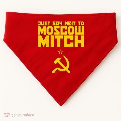 Just Say Neit To Moscow Mitch USA-Made Doggie Bandana