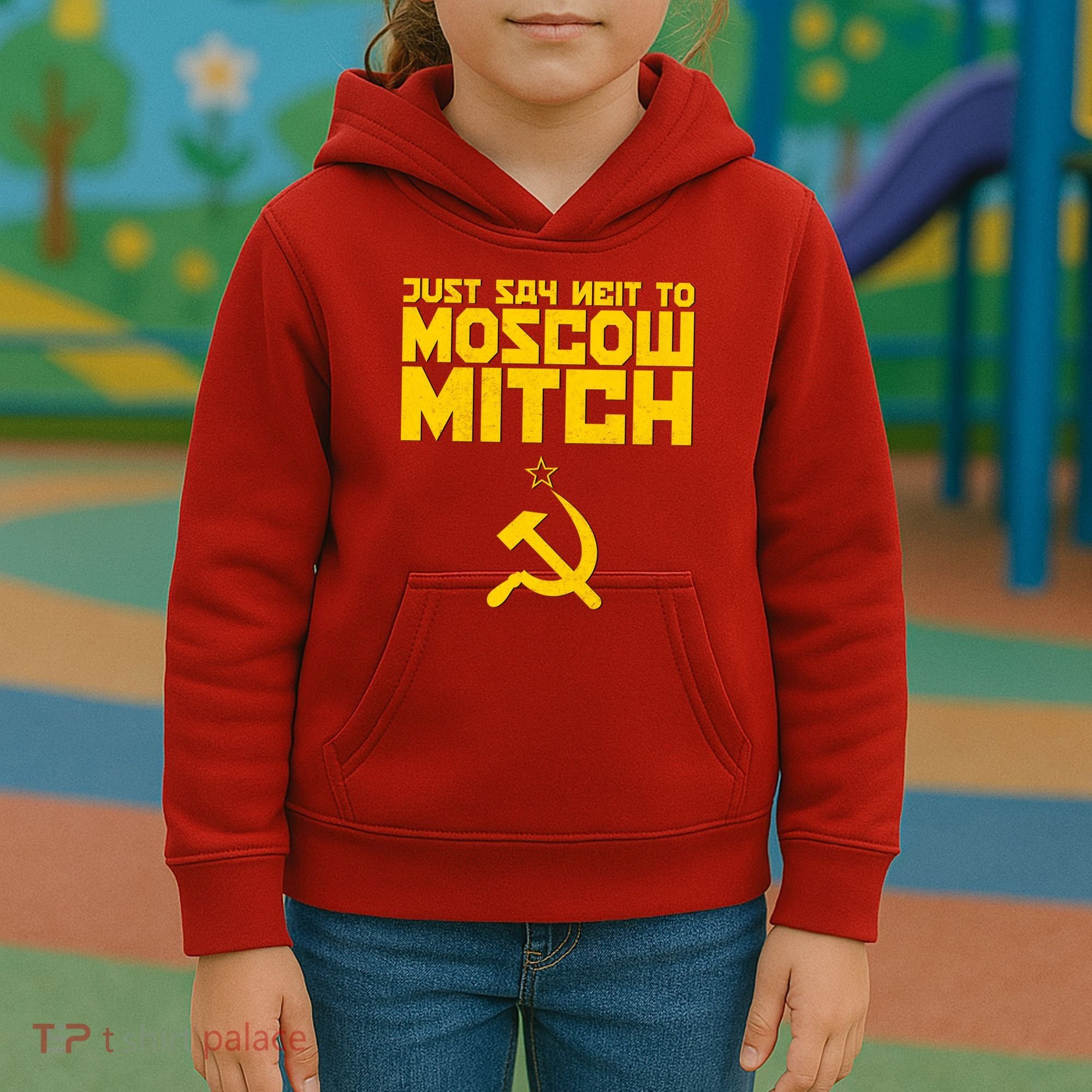Just Say Neit To Moscow Mitch Kids Hoodie