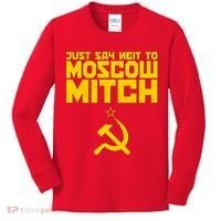 Just Say Neit To Moscow Mitch Kids Long Sleeve Shirt thumb 0