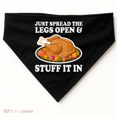 Just Spread The Legs Open & Stuff It In USA-Made Doggie Bandana
