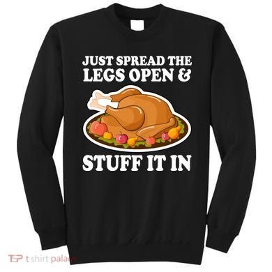 Just Spread The Legs Open & Stuff It In Sweatshirt