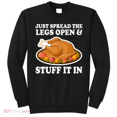 Just Spread The Legs Open & Stuff It In Sweatshirt
