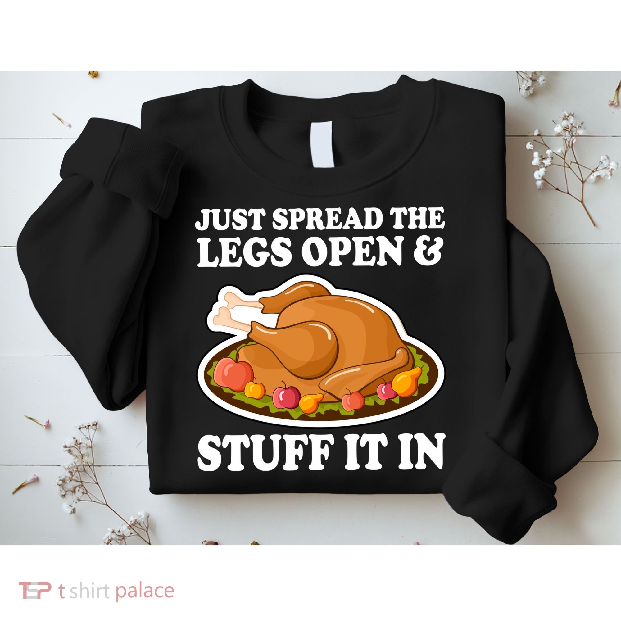 Just Spread The Legs Open & Stuff It In Sweatshirt