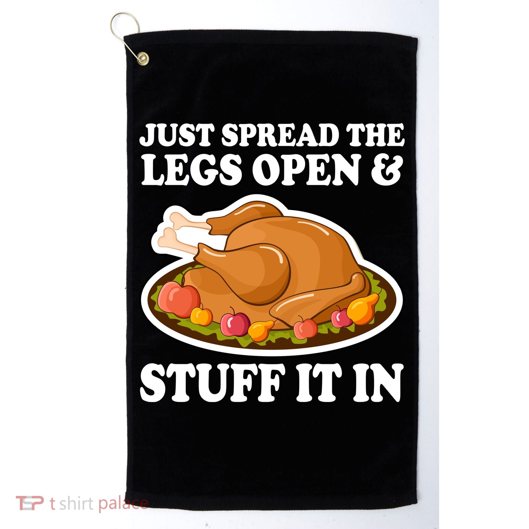 Just Spread The Legs Open & Stuff It In Golf Towel