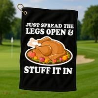 Just Spread The Legs Open & Stuff It In Golf Towel thumb 1
