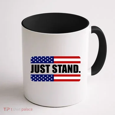 Just Stand Coffee Mug back