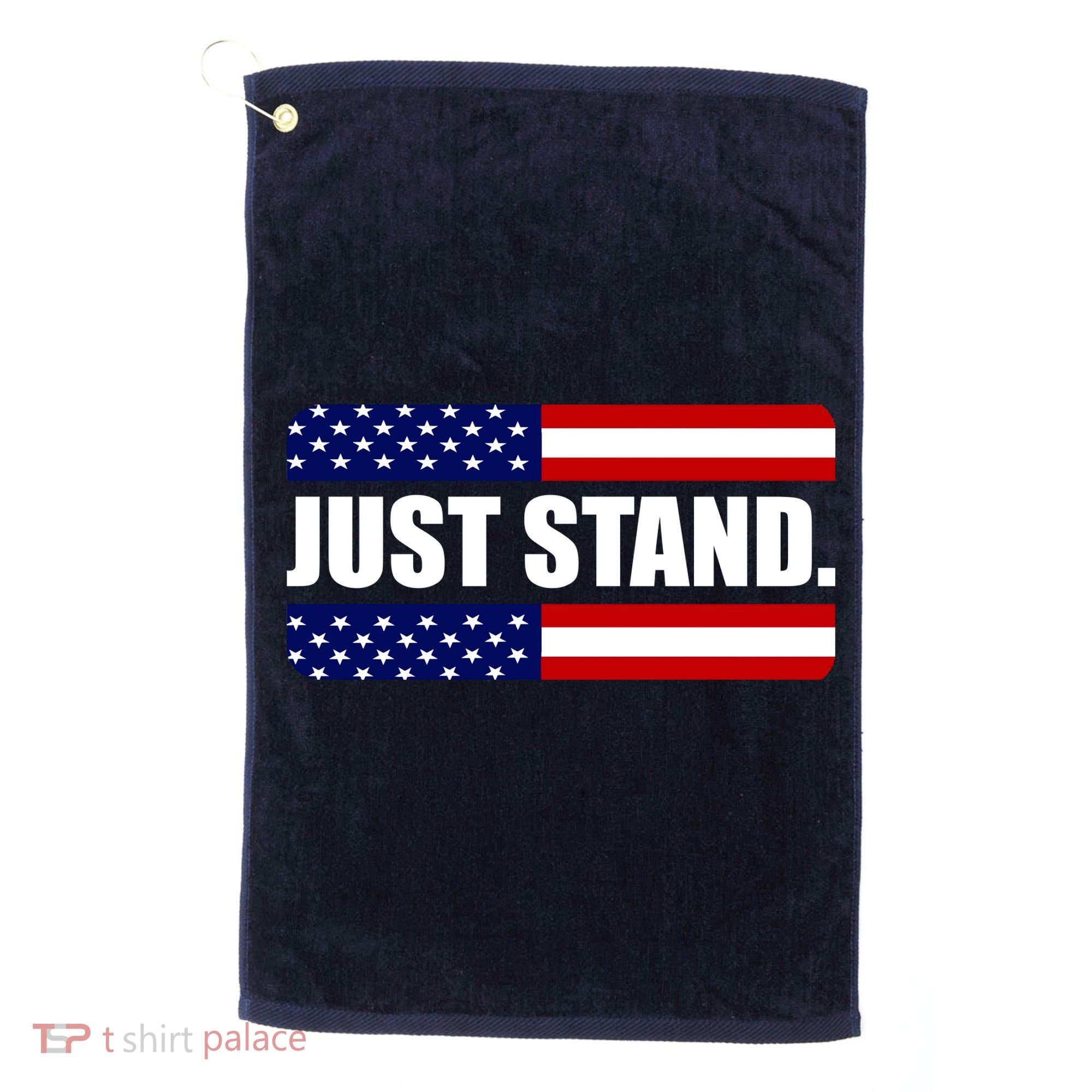 Just Stand Golf Towel
