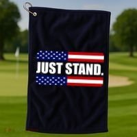 Just Stand Golf Towel thumb 1