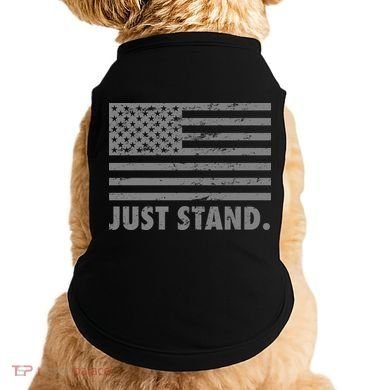 Just Stand Grey Style Flag Doggie Tank