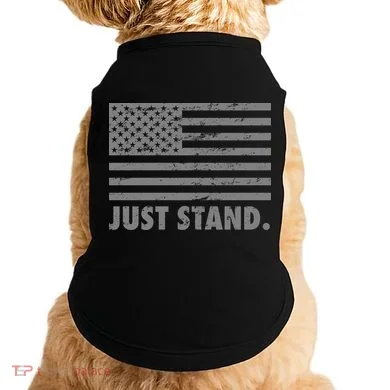 Just Stand Grey Style Flag Doggie Tank