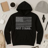 Just Stand Grey Style Flag Hoodie thumb 3