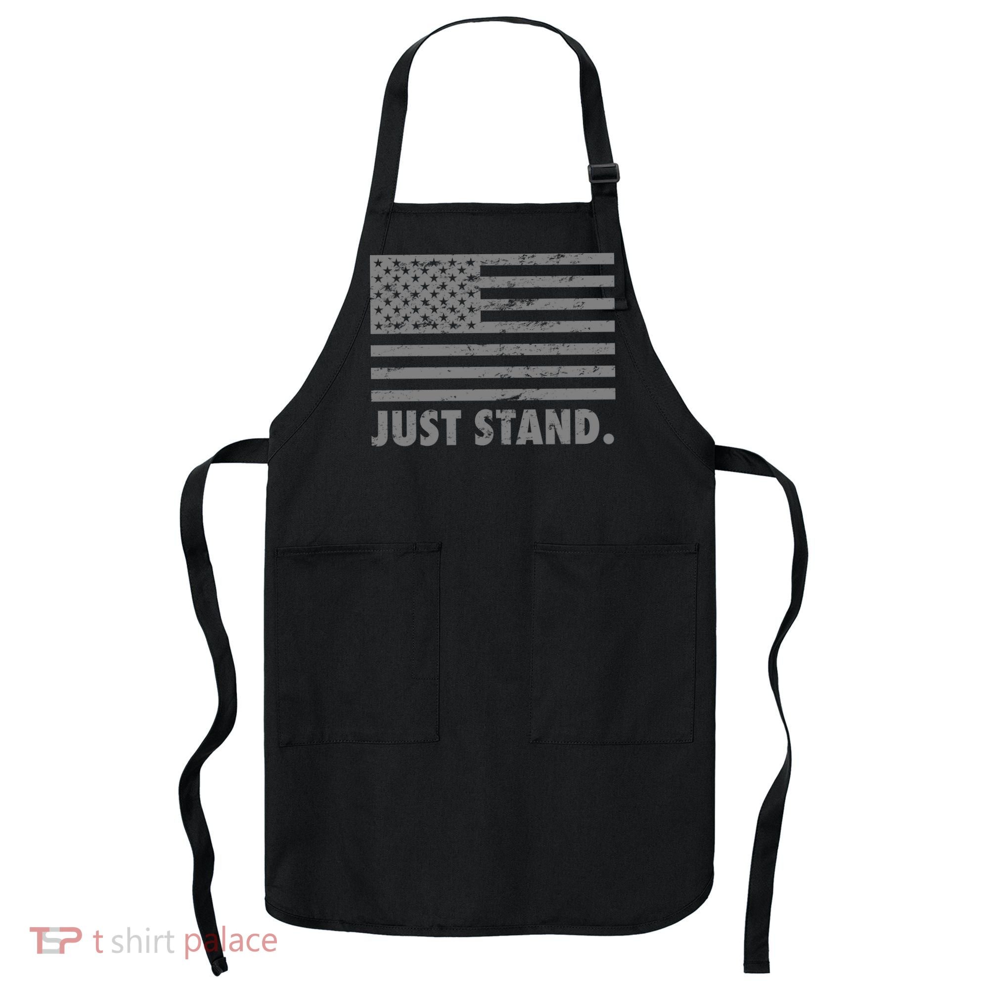 Just Stand Grey Style Flag Apron
