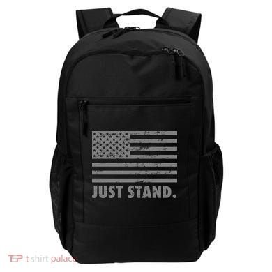 Just Stand Grey Style Flag Backpack